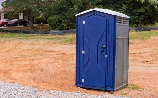 short-term portable restrooms are commonly rented for job sites